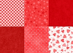 Playtime Flannel Basics Red 1 Yard Bundle Maywood Studio